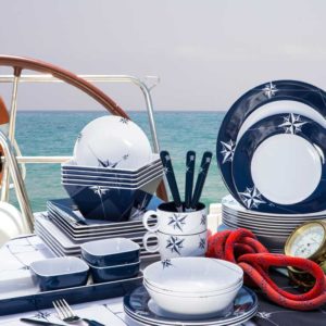 Vajillas de melamina para barco, terraza y jardin - Marine Business