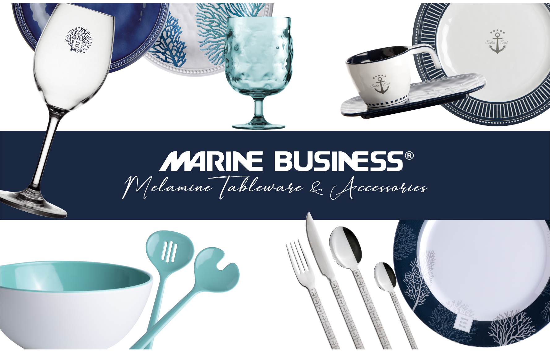 Marine Business Lune Vin Cup-Acqua avec Design élégant Taille Unique Multicolore 